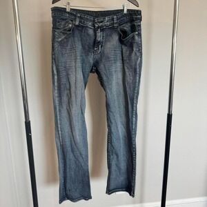 Urban Pipeline Low Rise Blue Denim Jeans Size 38 Grunge Punk Emo Streetwear